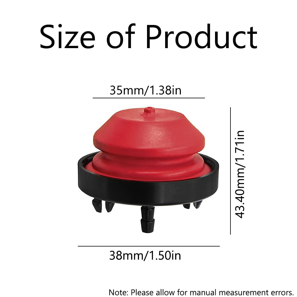 Bombilla de imprimación para soplador de nieve, bombilla de imprimación de carburador con tuberías, repuesto de carburador compatible con motor Tecumseh AV520 HMSK100 HMSK105 HMSK110