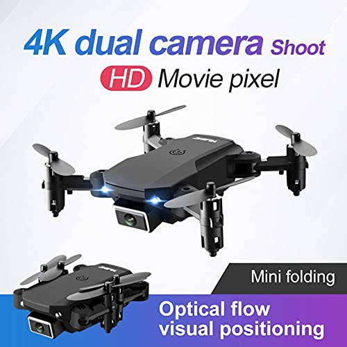 ZHCJH Drohne mit Kamera 4K-Drohne Dual-Kamera Optischer Fluss Positionierung WiFi FPV-Drohne Headless-Modus Höhe Halten… – Bild 3