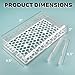 GlossyEnd Bacon Keeper Storage Container with Tong, Deli Meat Storage Container with Perforated Tray for Freshness, Clear Durable Plastic - Dishwasher and Freezer Safe - Size: 11” x 6.5” x 2”