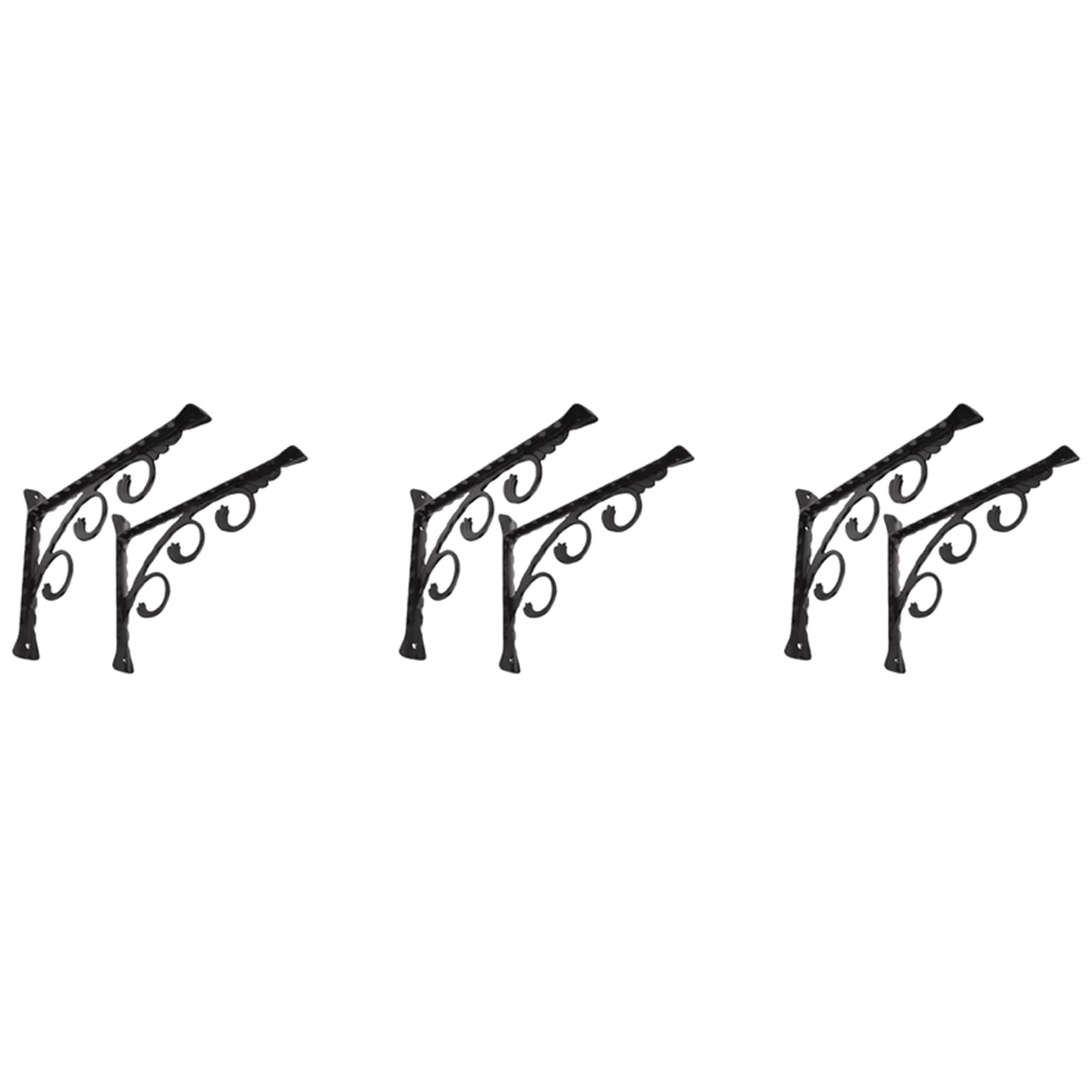 Hndhbfgrt 6Pcs Wall Mounted L Shaped Angle Bracket Multifuntional Brace Shelf Brackets Decorative Shelf Brackets Wall Brackets S