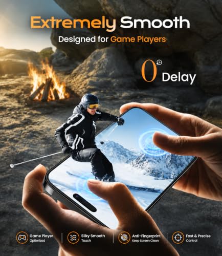 Image of EZ-GLAZ-3-Pack Matte Screen Protector for iPhone 13 /13 Pro /14 /16e