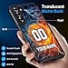 Personalized Basketball vs Name Number US Flag Decor Rubber Cover Phone Case for Galaxy S25 S24 FE S23 S22 S21 S20 ULTRA PLUS/ S21 FE /S20 FE/ S10 PLUS/ S9 PLUS/ S8 PLUS (Water Fire)