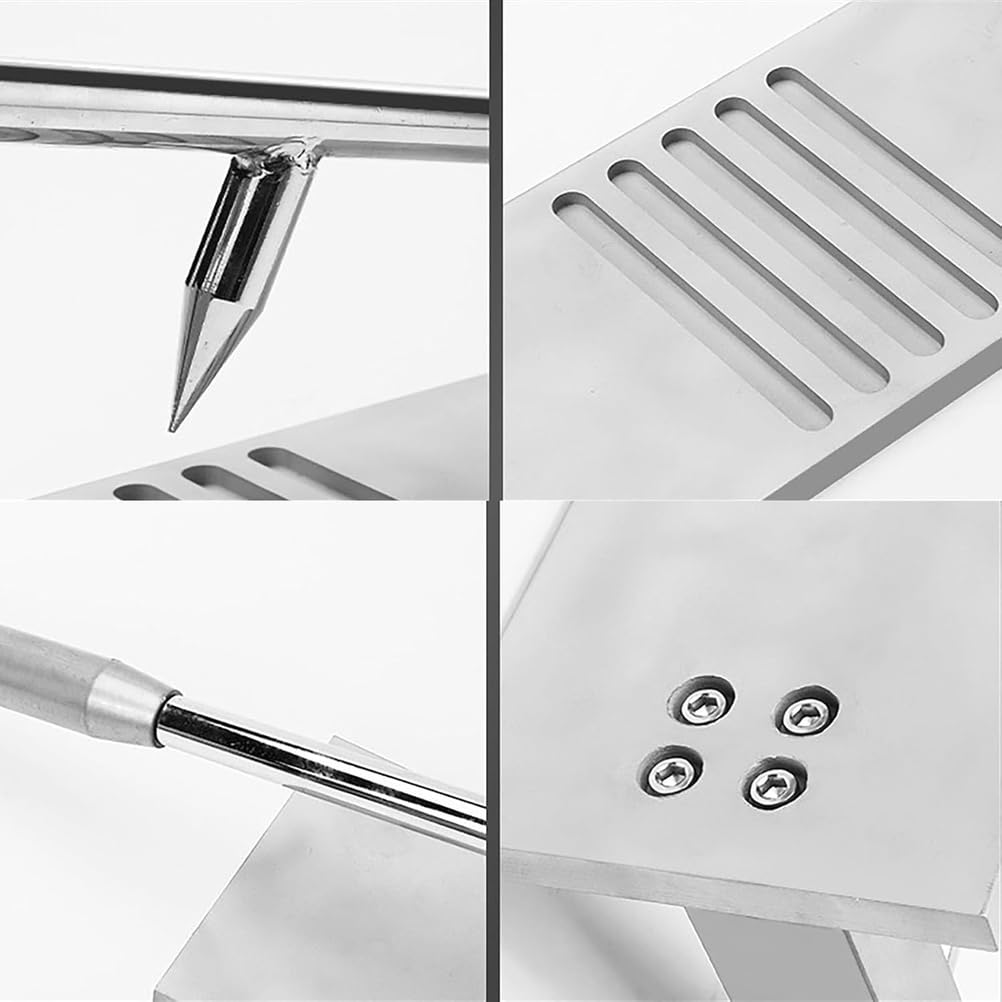 Máquina Abridora De Ostras para El Hogar, Máquina Abridora Almejas con Descascarador Ajustable Y Mango Ergonómico, Ostras Apertura Rápida Y Orificios De Posición Ajustables para Hotel