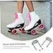 GRIRIW 4Pcs Roller Skate Base Plates Durable Shock Absorbing Hardware for Easy Assembly and Portability Essential Accessories for Men and Women Skating Enthusiasts
