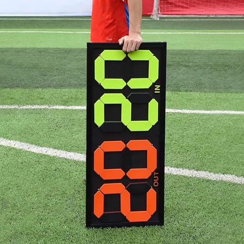 Tablero de sustitución manual para fútbol LED portátil miniatura 7
