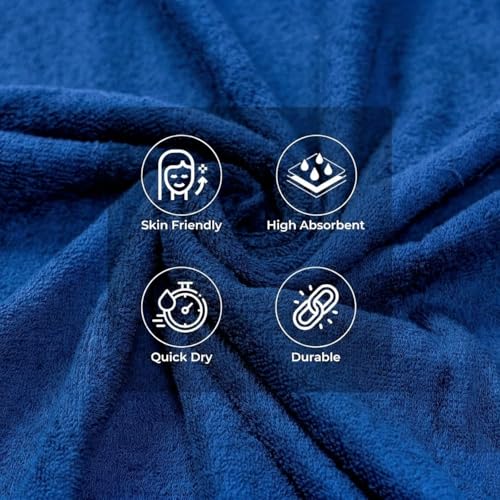 Image of LINEAR Microfiber Hand Towels /Small Size Towel /Face Towel /Towel for Men, Women & Babies /Ultra Soft, Absorbent & Quick Dry Towels for Gym, Travel 500 GSM (Multicolor -1 /)