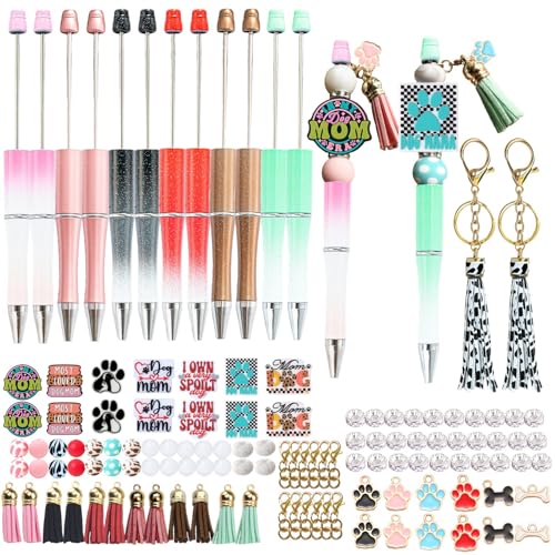 Kit de stylos perlables animaux de compagnie : le cadeau DIY idéal pour passionnés de chiens