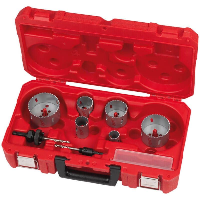 Set Seghe A Tazza Milwaukee Contractor 10 Pz