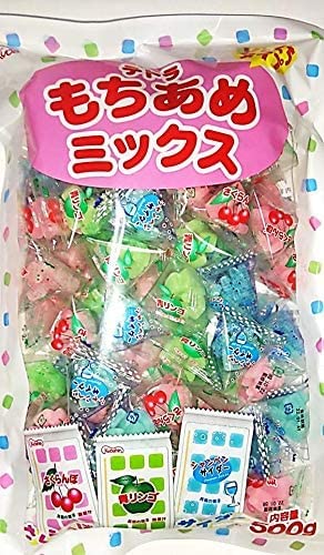共親製菓 テトラもちあめミックス 500g オリジナルおしぼり付き（Amazon）
