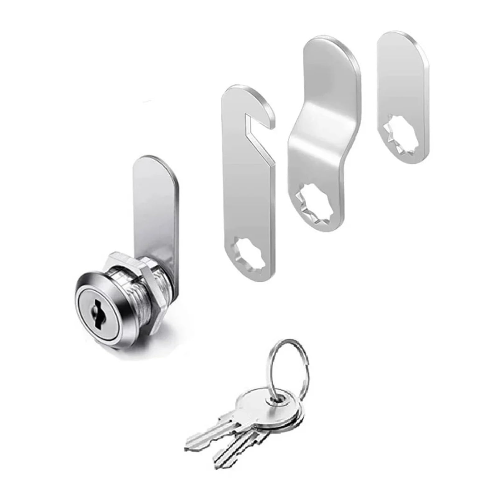 Bdfjeds 16Mm Cabinet Lock 16/30Mm Cam Lock Set Door Cabinet Mailbox Drawer Cupboard Locker Zinc Alloy Cylinder With 2 Keys Furniture Hardware