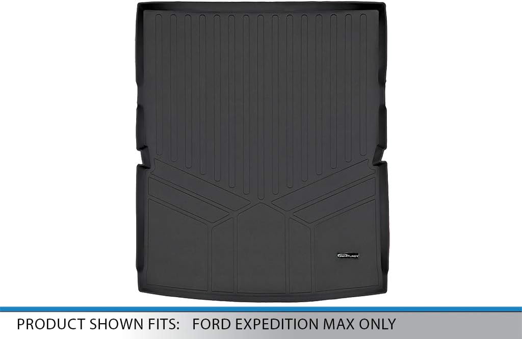 SMARTLINER All Weather Custom Fit Cargo Trunk Liner Floor Mat Behind 2nd Row Compatible with 2018-2025 Ford Expedition Max