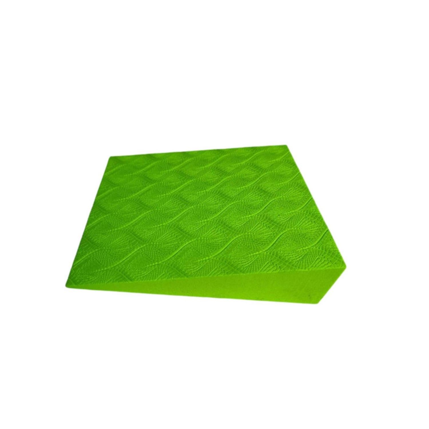 Non-Slip Foam Wedge Slant Board Foldable Fitness Wedge Lightweight Slant Board Compact for Yogis, Athletes, Home Workouts, Green 15x12x5-image-19