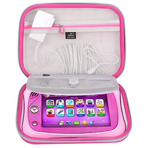 Aproca Étui de rangement rigide pour tablette d'apprentissage Leapfrog LeapPad Ultimate/Academy Rose