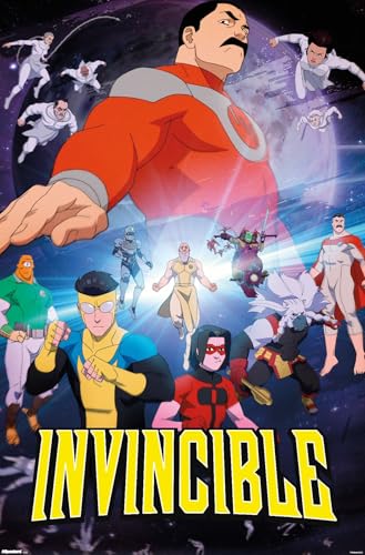 Invincible: Season 4 (2026) - 407 One Sheet Wall Poster 34L x 22.4W Premium Unframed Version