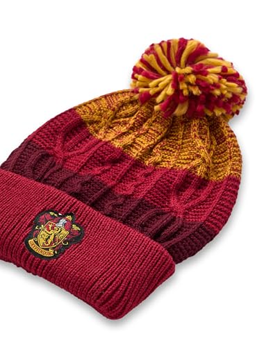 Image of Harry Potter Hat and Gloves Set Kids | Boys Girls Gryffindor Ravenclaw Slytherin Hufflepuff House Options