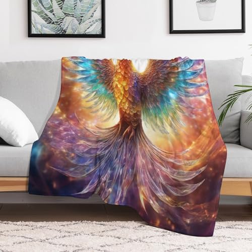 Couverture Phénix lavable en machine, plaid technique 130x180cm lit et sofa