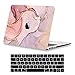 Price comparison product image KEROM Macbook Pro 13 inch Case 2015 2014 2013 2012 Release A1425/A1502, Hard Plastic Shell Case with Keyboard Cover, Slim Pattern Protective Case for Old MacBook Pro Retina 13, Red Silk Marble