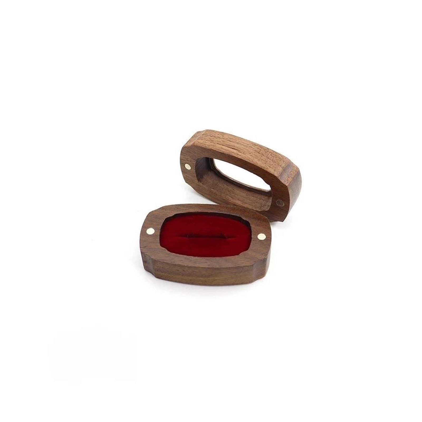 Boîte à bijoux vintage en bois massif pour alliances, cérémonie de proposition, boîte à bagues en diamant, boîte de rangement pour bagues de mariage, boîte de rangement pour bijoux, boucles d'oreille