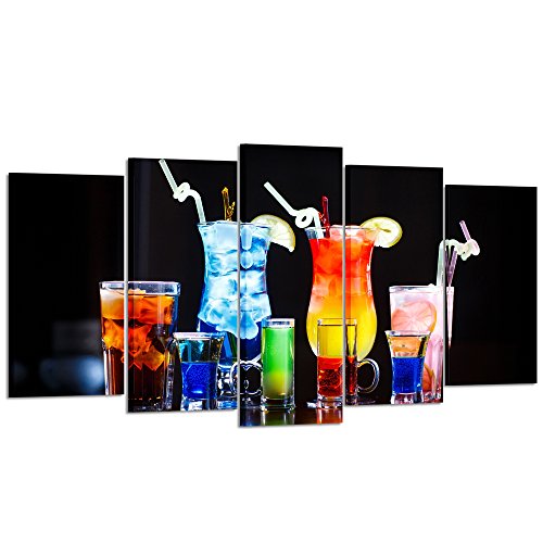 KREATIVE ARTS - Large 5 Pieces Colorful Alcohol...