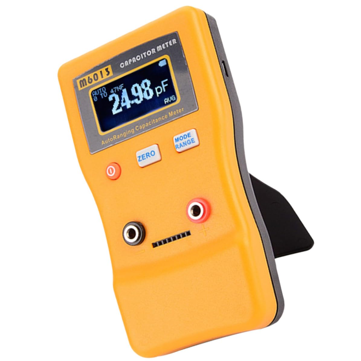 Medidor de Capacitancia Digital M6013 Portátil de Rango Automático