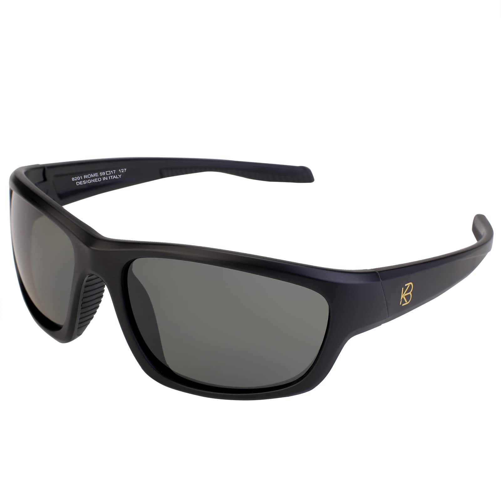 BUNVICK Gafas de Sol Genuinas de Vidrio Polarizadas de Alta Definición Hombres y Mujeres, Diseño Italiano, anti-reflejo, UV400, Lentes de Vidrio Verdadero Corning