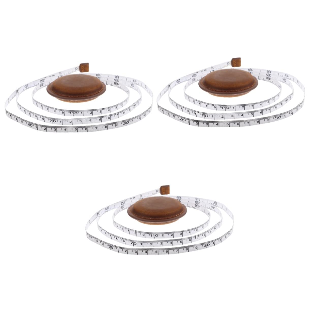 Tofficu 3stücke Maßband Aus Hochwertigem Flexibles Und Präzises Maßband Für Nähen Handwerk Und Körpermaße Tragbar Für Kleidung Und Holzbearbeitung Vintage