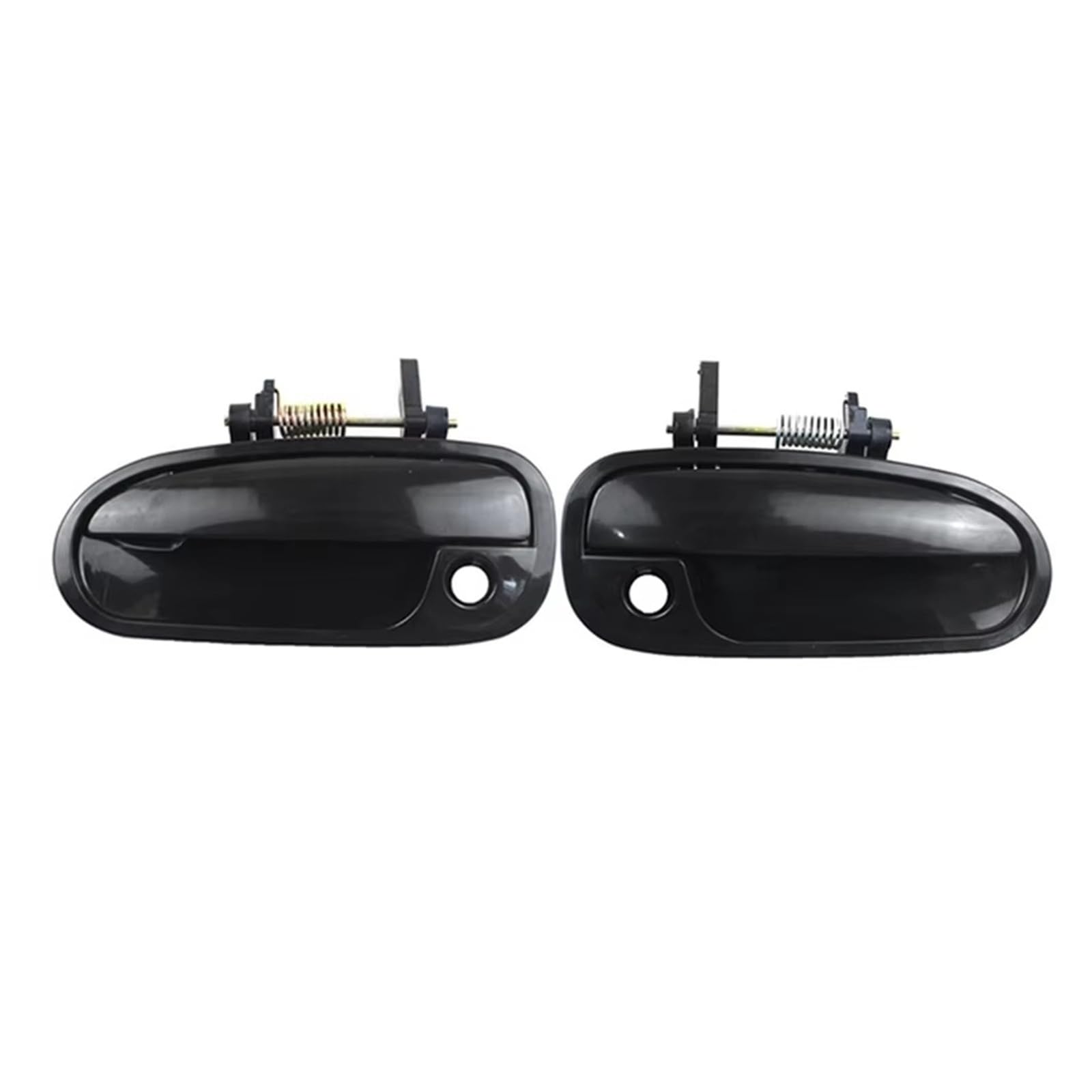 Aphkqost Car Door Handle Outer for Civic for EK3 1996 1997 1998 1999 2000 2pcs Car Outside Exterior Door Handle Driver Passenger Front Rear Side(2PCS Rear Door)