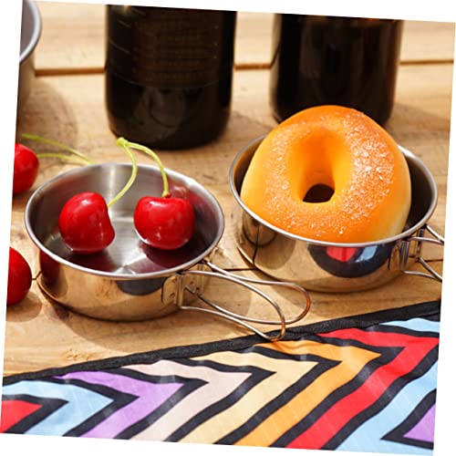 Bol de cuisine de camping pliable TOYANDONA pour vos repas de randonnée