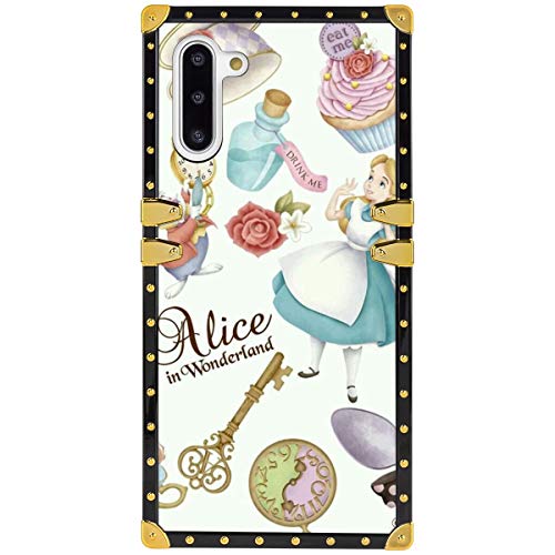 Square Edge Cell Phone Case Fit for Galaxy Note 10 (6.3-Inch) Alice in