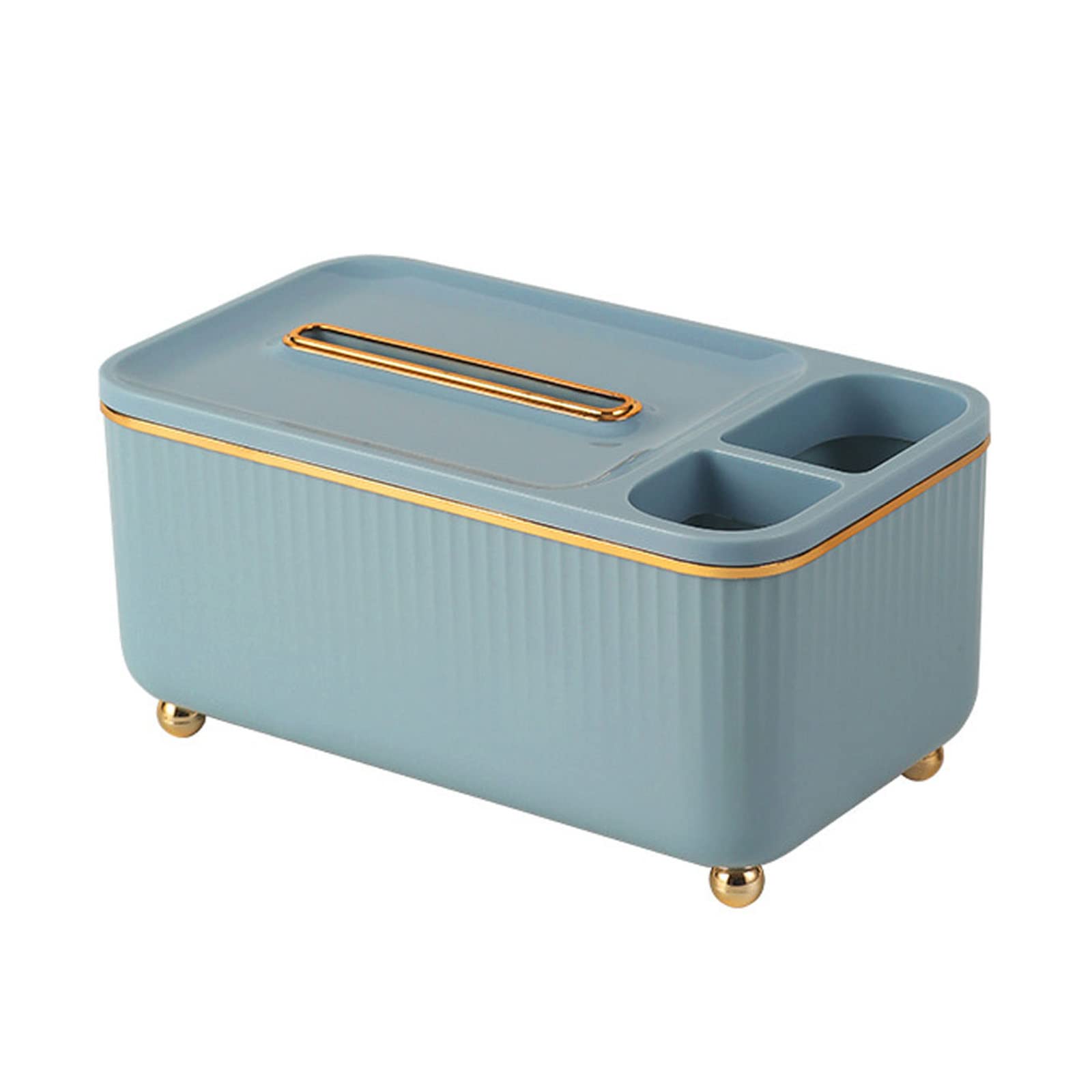 Tsophreniq Decorative Tissue Organizer Rectangular Box Cover Multifunctional Remote Control Container for Restaurant Box Cover Rectangle