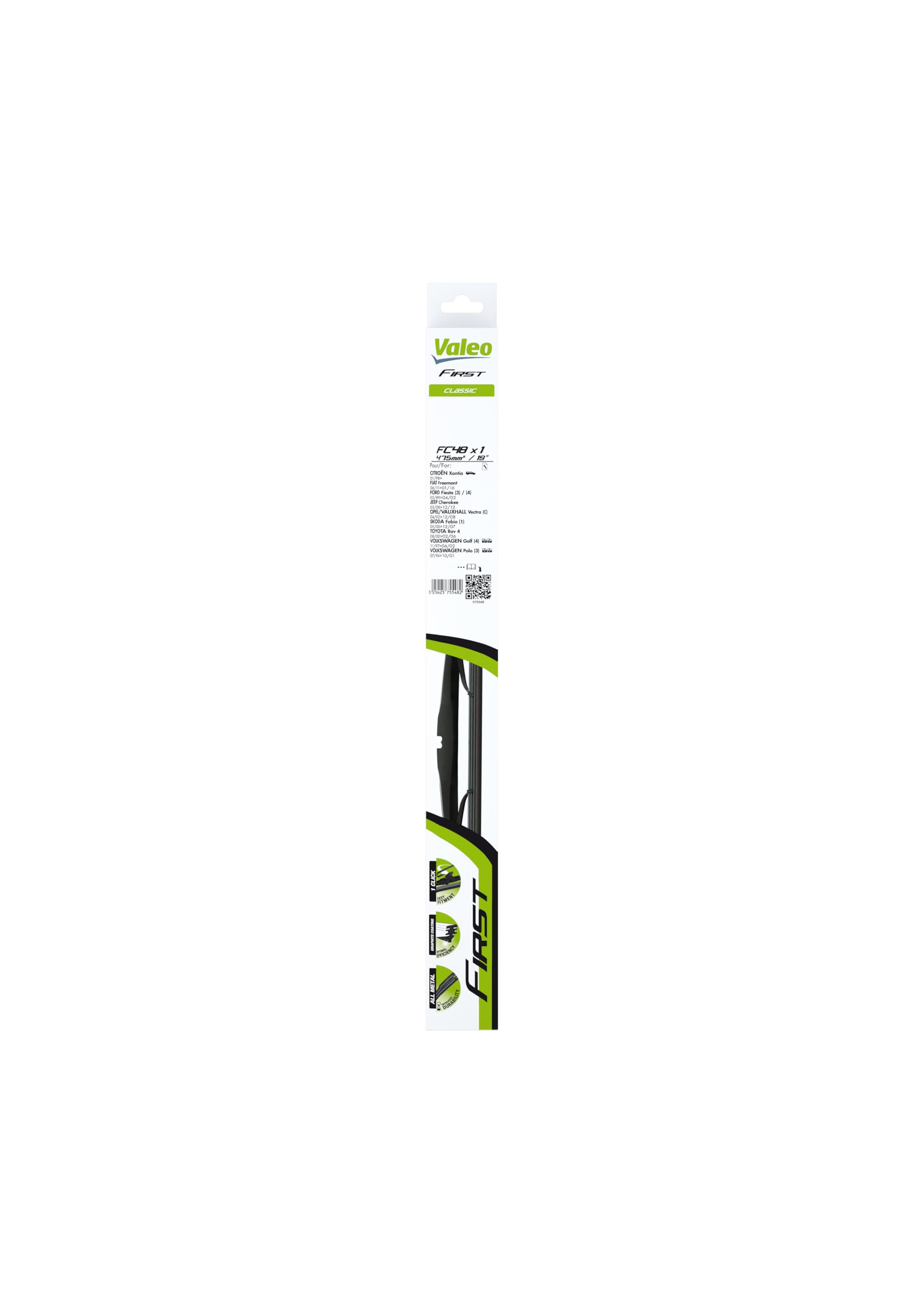 VALEO-OE 575548-OE Wiper Blade for ,ALFA ROMEO,AUDI,AUTOBIANCHI,CHEVROLET,CHRYSL