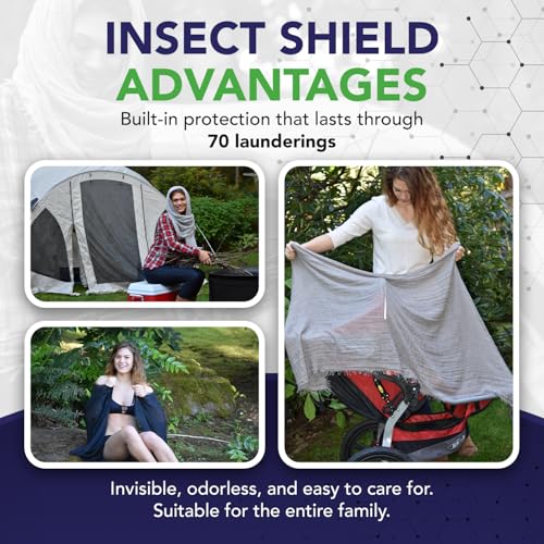 Chloe & Lex Insect Shield Technology Lightweight Scarf - Insect Repellent Clothing for Women3