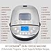 KITCHENARM 29-in-1 SMART Bread Maker Machine UK Model with Gluten Free Setting - 900G 700G 500G Stainless Steel Breadmaker with Recipes for UK - Wholemeal Bread Machine with Homemade Cycle