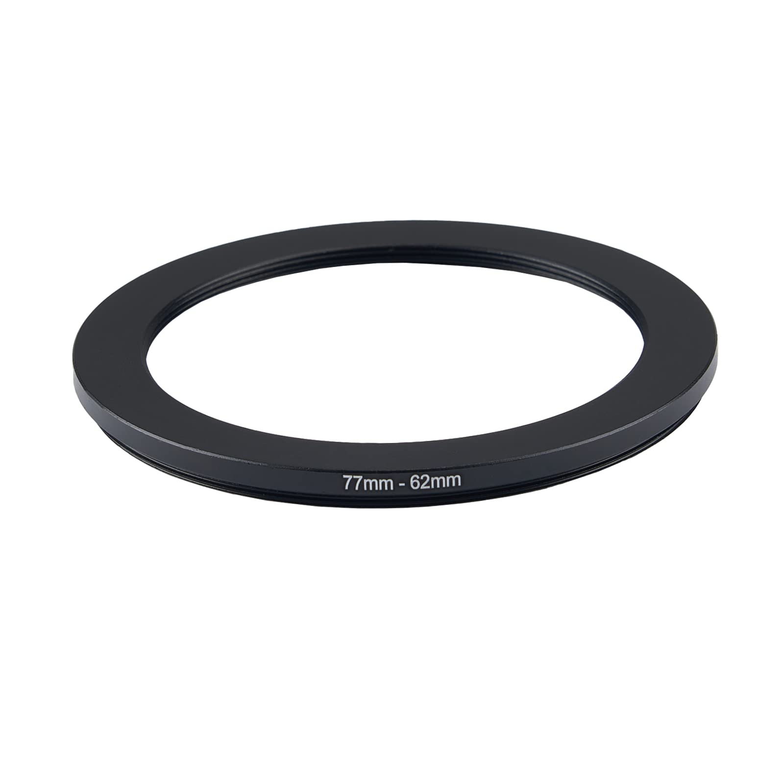 77mm to 62mm Step Down Ring Filter Adapter Metal Ring Step Down Rings Adapter Filter Compatible with All 62mm UV,CPL,ND,Lens Hood,Threaded Lens ect (77mm to 62mm)