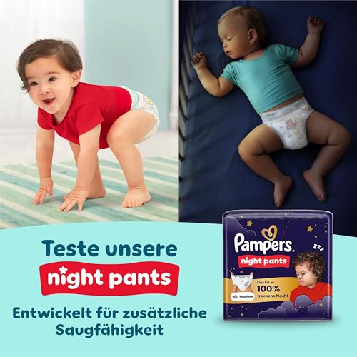 Pampers Premium Protection Pants Größe 6, 132 Windeln, 13kg-19kg, mit 360° Passform und weichen Anti-Auslaufbündchen für unseren besten Komfort und Schutz