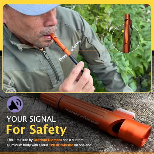 Tige de ferro de démarrage du feu avec sifflet urgence - 6