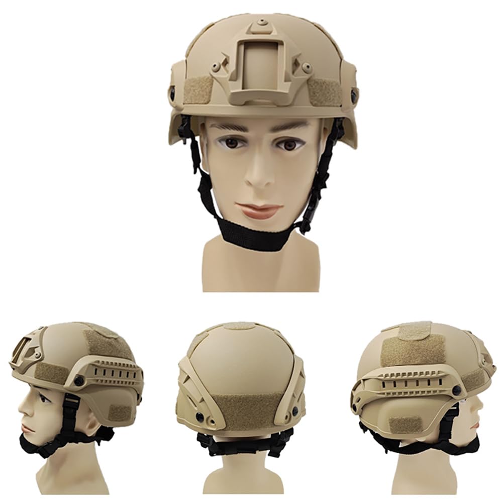 Casque Tactique Militaire Avec Mount Caméra - Airsoft, Paintball | Ajustable 56-60cm | ABS Résistant