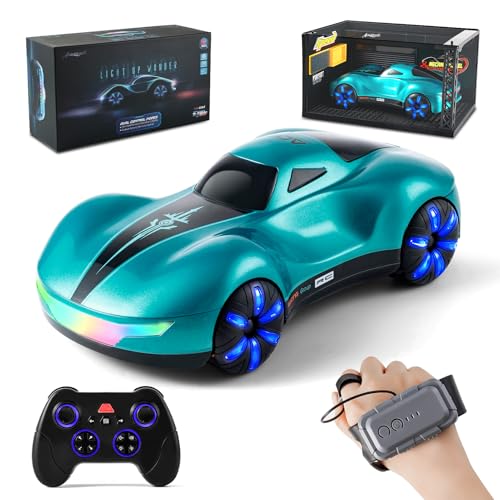 AEROQUEST Gesture Sensing RC Stunt Car with Display Garage