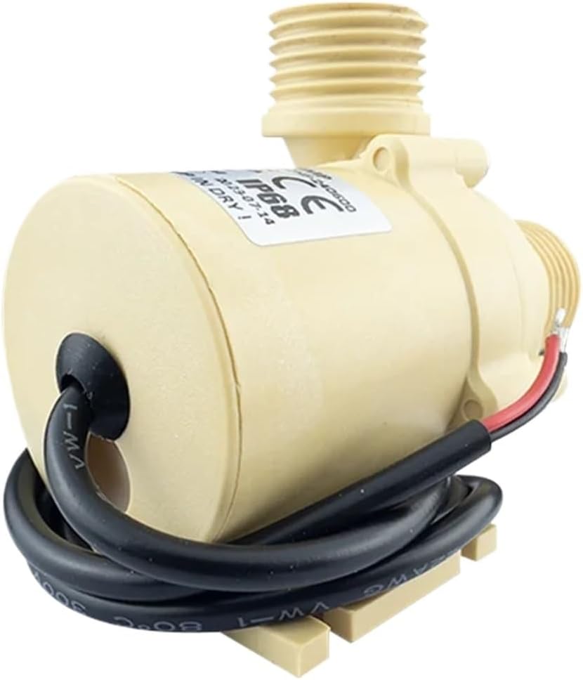 Super Quiet 1/2 "food Grade Solar Water Circulation Pump DC 12V/24V 5M 9L/MIN Water Heating Supercharger Submersible Pump (Size : 24V)