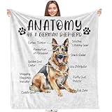 VRW German Shepherd Blanket - Women's Gift, 50x60 Inches