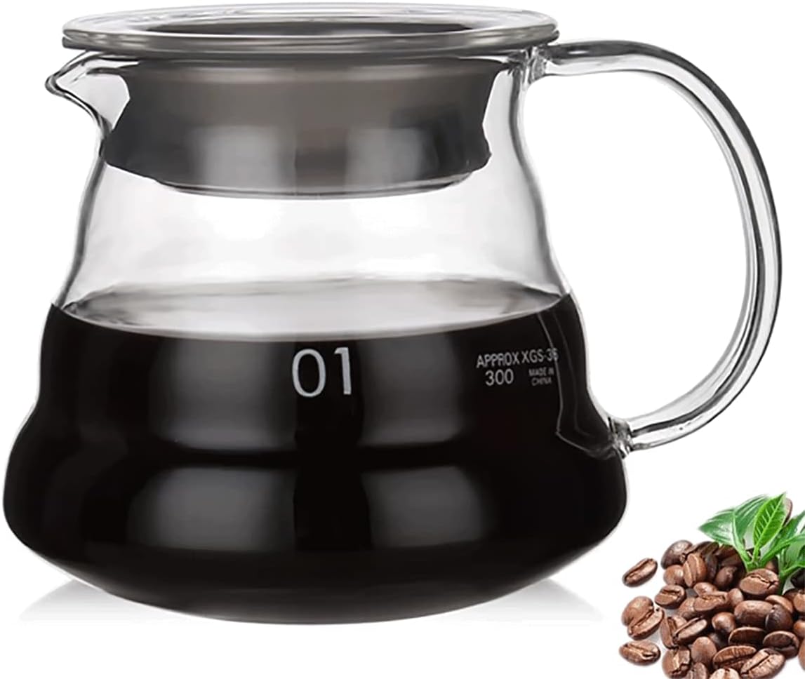 Glass Coffee Server for Drip Coffee Maker, Standard Glass