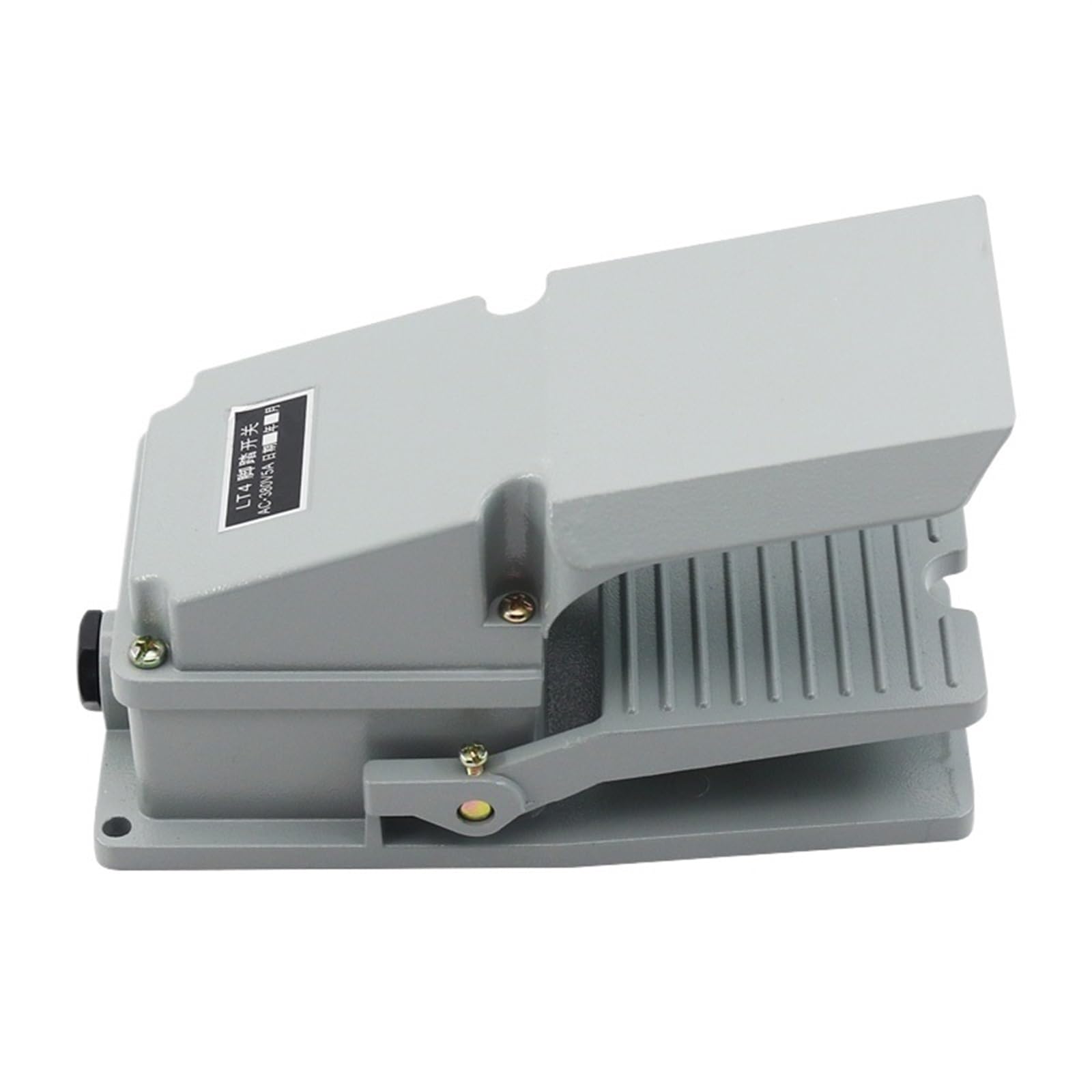 Interruptor de pie LT-4 de 380V y 10A para control de maquinaria industrial