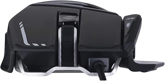 MAD CATZ MR04DCINBL000-0 RAT 6+ Wired Optical Gaming Mouse, Black