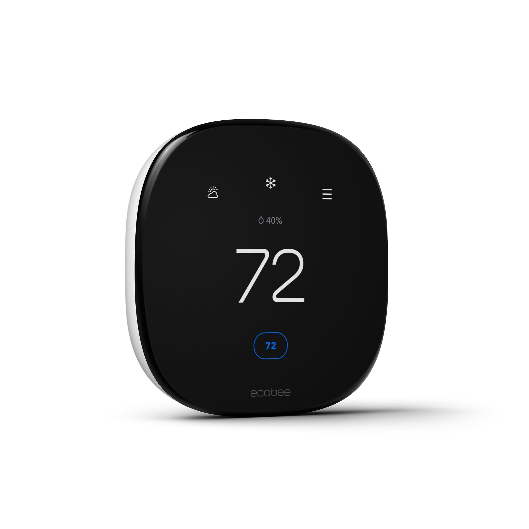 Ecobee Smart Thermostat Enhanced 6th Gen Without Sensor Black EB-STATE6L-01