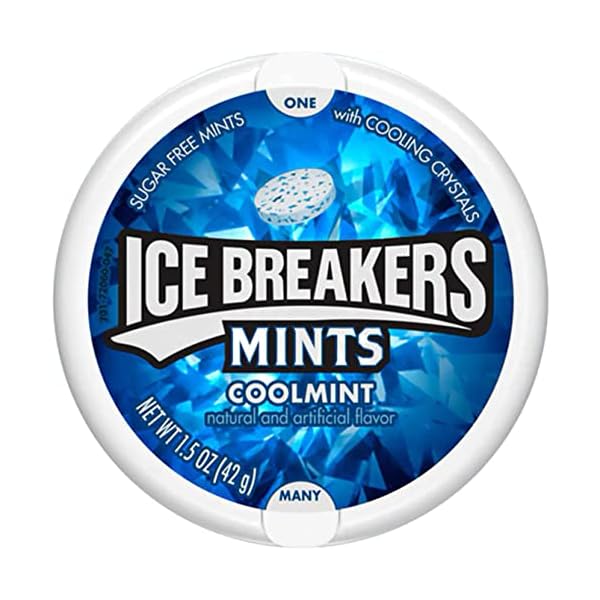 Ice Breakers Mints Cool Mint - Pfefferminz Bonbons, 1 Stück (8 x 42 g) – Bild 3