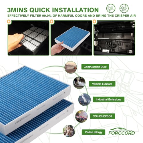 Image of Cabin & Engine Air Filter Kit for Volvo XC60 2018-2025, XC90 2016-2025