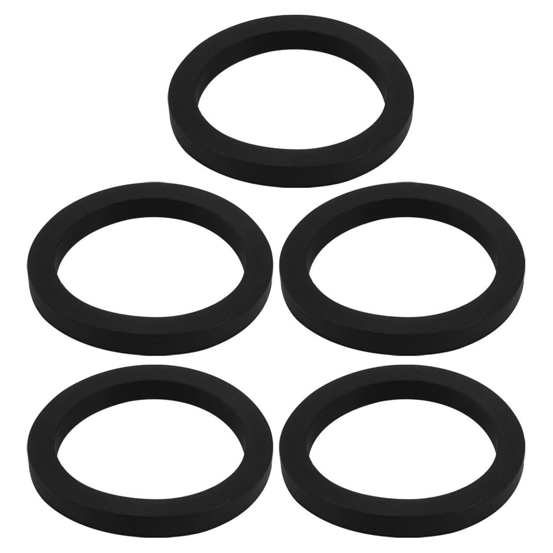 ROWORKX Rubber Flat Washers 45mm OD 35mm ID 5mm Thick for Faucet Pipe 5Pcs