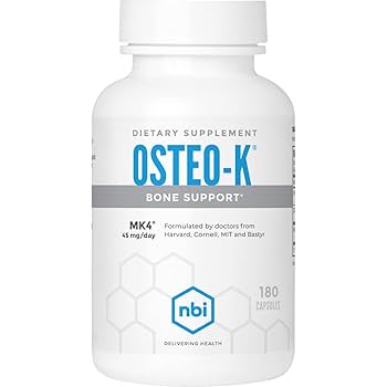 Amazon.com: NBI Osteo-K Bone Support | Vitamin D & K Complex