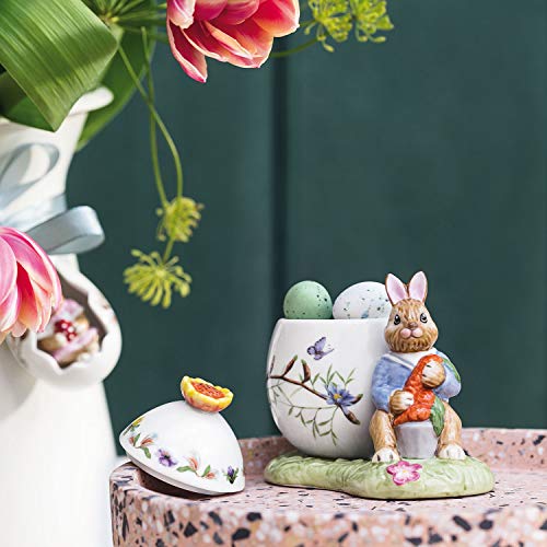 Villeroy & Boch Bunny Tales Easter Egg Max with Carrot Decorative Tin for Treats Hard Porcelain, 11 x 6.5 x 9.5 cm, Colourful - Image 3