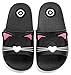 Vunavueya Enfants Pantoufles Maison Garçon Fille Tongs Chaussons d'été Chaussures Plat de Bain Sandales de Piscine Plage Noir(Pink) 29/30 EU/200CN